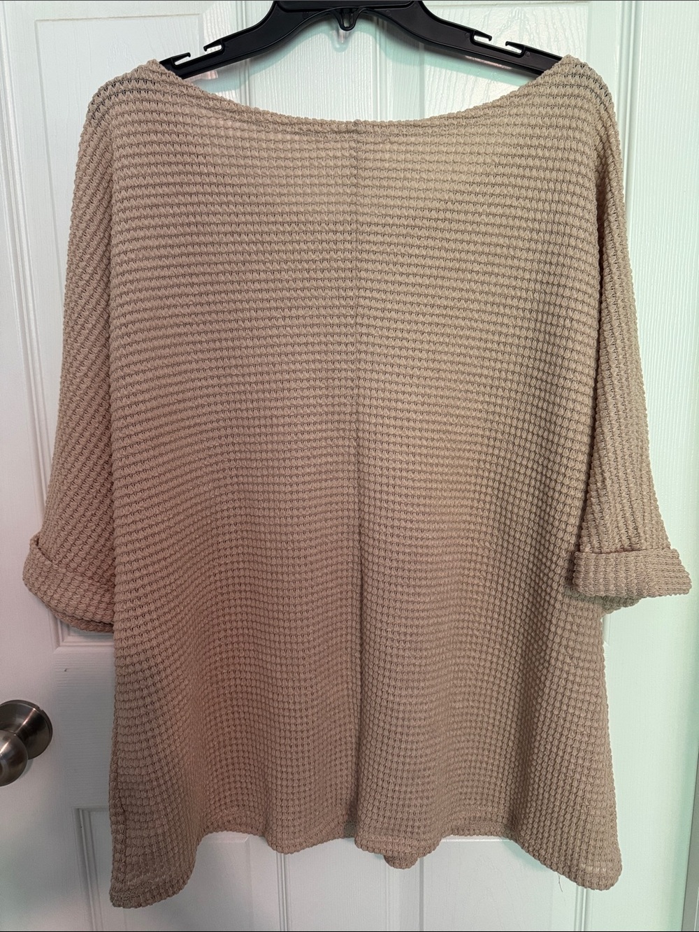 NWOT ANDREE BY UNIT Waffle Knit Top - Picture 6 of 6